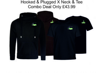 X Neck Hoodie & T-Shirt Combo  - 